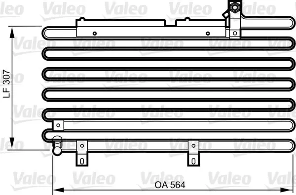 Handler.Part Condenser, air conditioning Valeo 814295 1