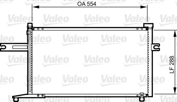 Handler.Part Condenser, air conditioning Valeo 814300 1