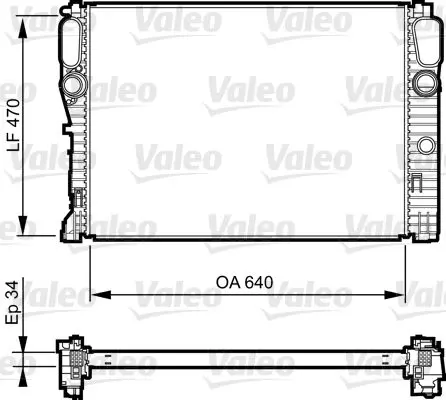 Handler.Part Radiator, engine cooling Valeo 735382 1