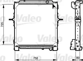 Handler.Part Radiator, engine cooling Valeo 733548 1