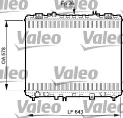 Handler.Part Radiator, engine cooling Valeo 735506 1