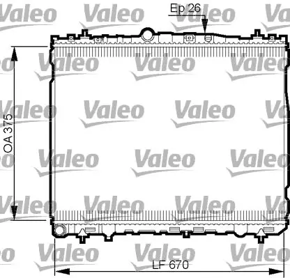 Handler.Part Radiator, engine cooling Valeo 735514 1