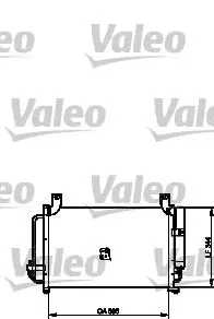 Handler.Part Condenser, air conditioning Valeo 814342 1