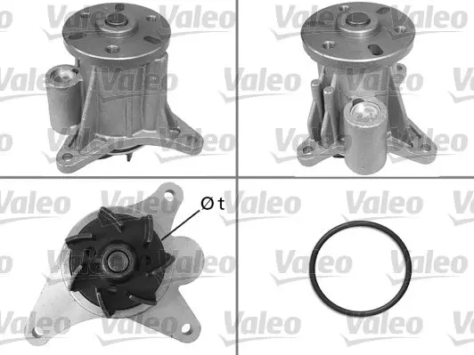 Handler.Part Water pump Valeo 506988 1