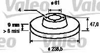 Handler.Part Brake disc Valeo 186432 1