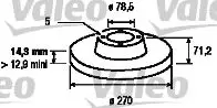 Handler.Part Brake disc Valeo 186169 1