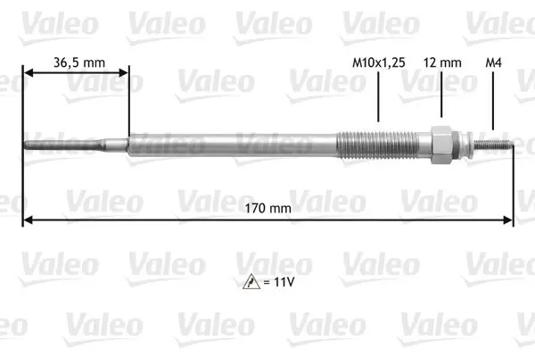 Handler.Part Glow plug Valeo 345154 1