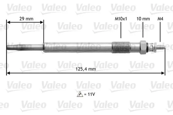 Handler.Part Glow plug Valeo 345168 1