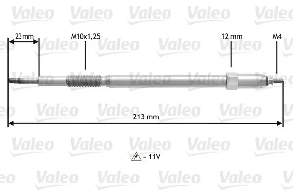 Handler.Part Glow plug Valeo 345221 1