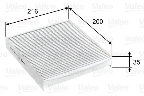 Handler.Part Filter, interior air Valeo 715746 1