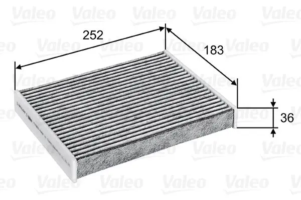 Handler.Part Filter, interior air Valeo 715802 1