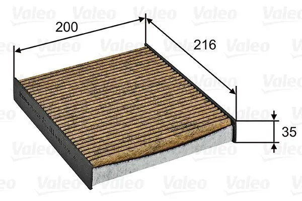 Handler.Part Filter, interior air Valeo 701026 1