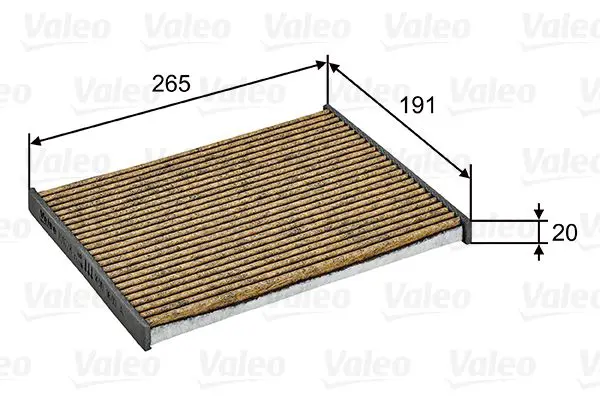 Handler.Part Filter, interior air Valeo 701028 1