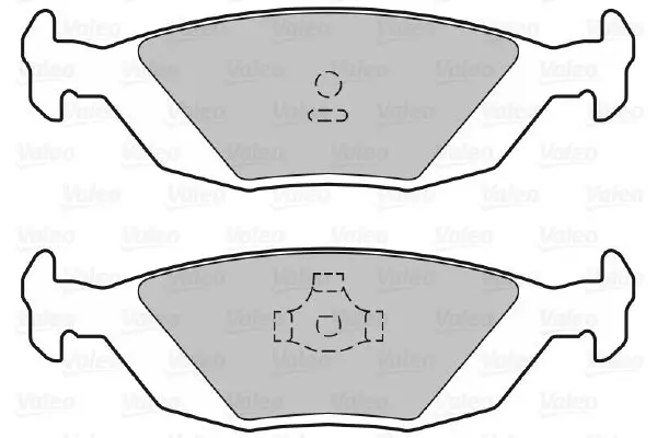 Handler.Part Brake pad set, disc brake Valeo 601016 1