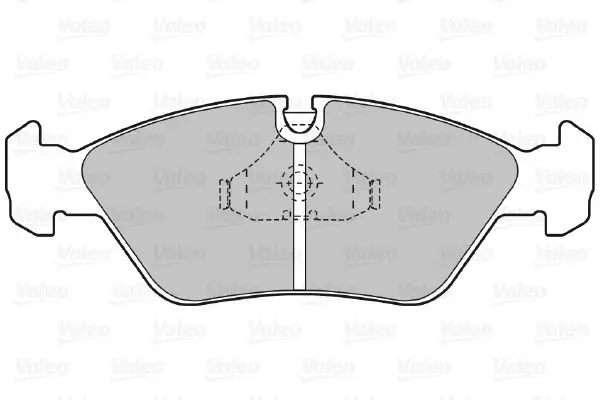 Handler.Part Brake pad set, disc brake Valeo 598104 2