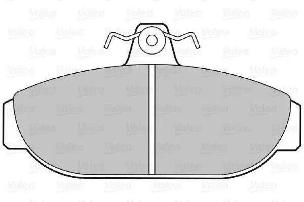 Handler.Part Brake pad set, disc brake Valeo 598221 2