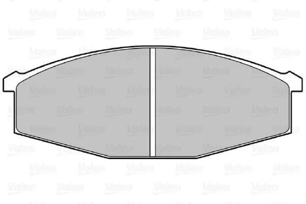 Handler.Part Brake pad set, disc brake Valeo 598122 2