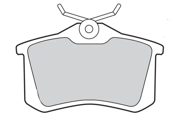 Handler.Part Brake pad set, disc brake Valeo 598180 2