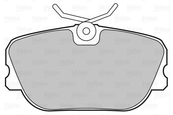 Handler.Part Brake pad set, disc brake Valeo 598237 2