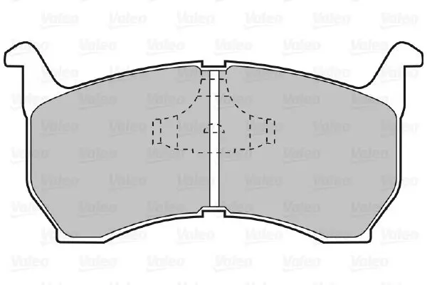 Handler.Part Brake pad set, disc brake Valeo 598239 1