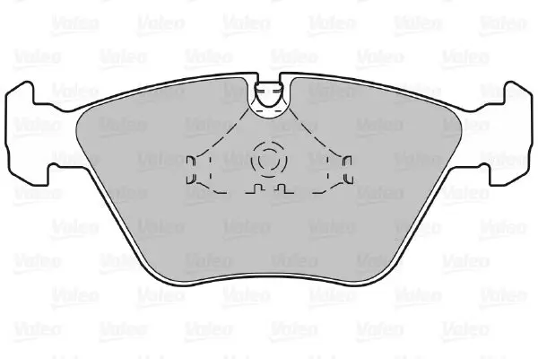 Handler.Part Brake pad set, disc brake Valeo 598231 2