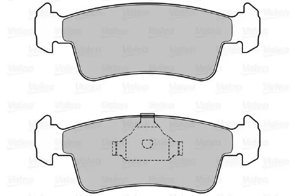 Handler.Part Brake pad set, disc brake Valeo 598532 1