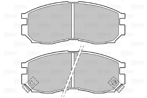 Handler.Part Brake pad set, disc brake Valeo 598625 2