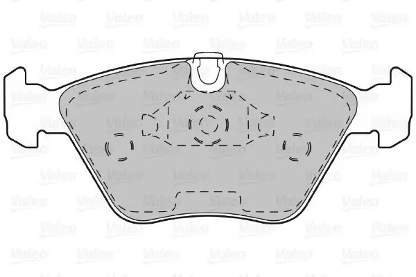 Handler.Part Brake pad set, disc brake Valeo 598310 2