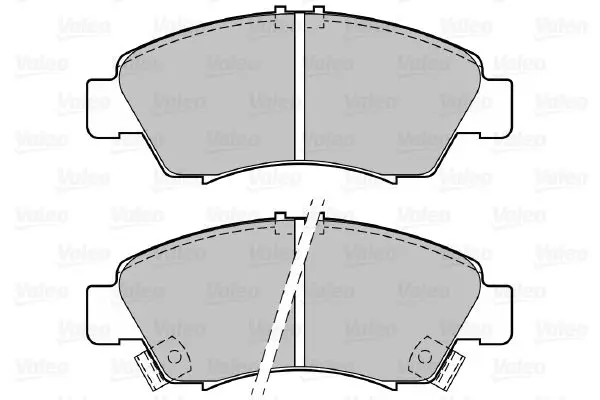 Handler.Part Brake pad set, disc brake Valeo 598760 2