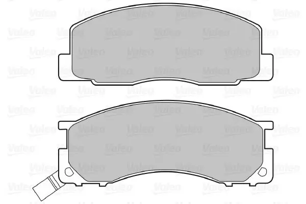 Handler.Part Brake pad set, disc brake Valeo 598496 2