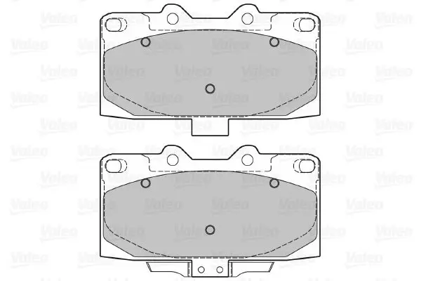 Handler.Part Brake pad set, disc brake Valeo 598476 2