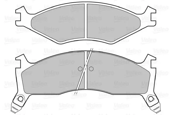 Handler.Part Brake pad set, disc brake Valeo 598838 2