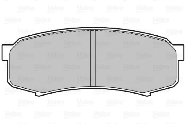 Handler.Part Brake pad set, disc brake Valeo 598777 2