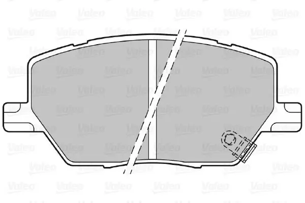 Handler.Part Brake pad set, disc brake Valeo 601431 2