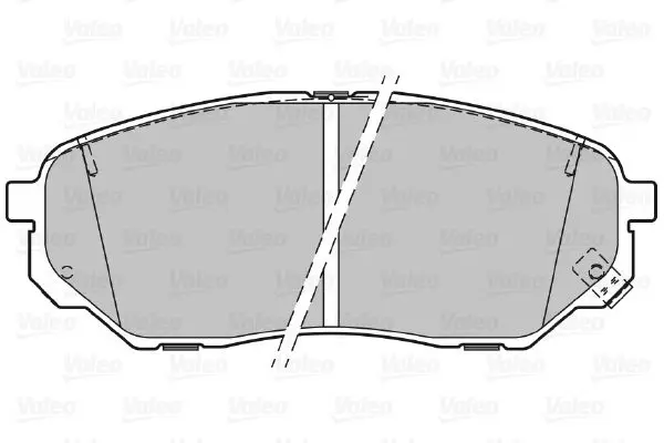 Handler.Part Brake pad set, disc brake Valeo 601495 2