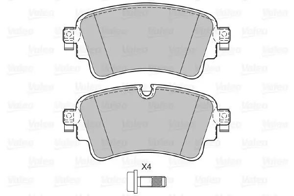 Handler.Part Brake pad set, disc brake Valeo 601497 2