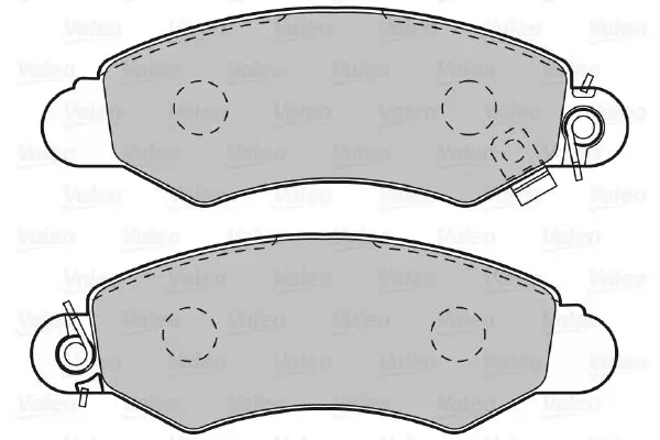 Handler.Part Brake pad set, disc brake Valeo 598991 2