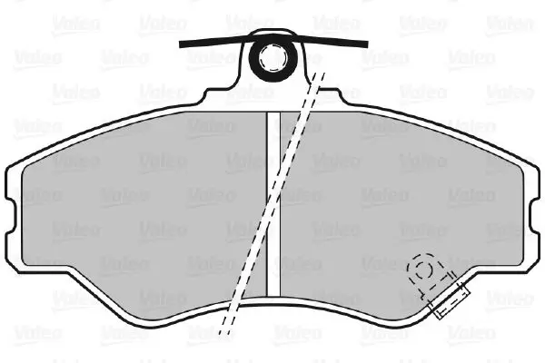 Handler.Part Brake pad set, disc brake Valeo 598634 2