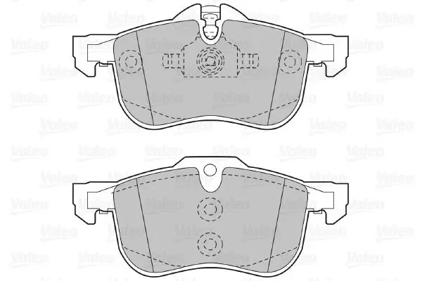 Handler.Part Brake pad set, disc brake Valeo 598632 2