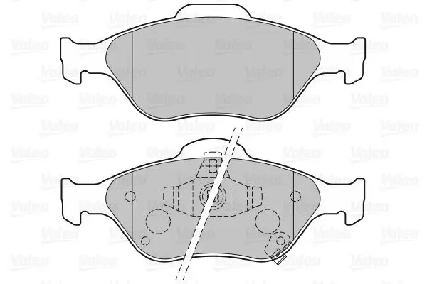 Handler.Part Brake pad set, disc brake Valeo 301076 2