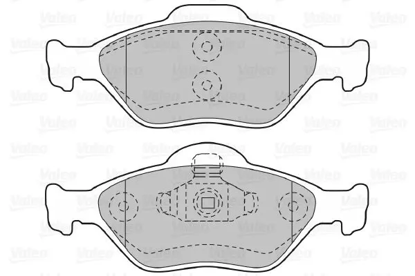 Handler.Part Brake pad set, disc brake Valeo 598564 2