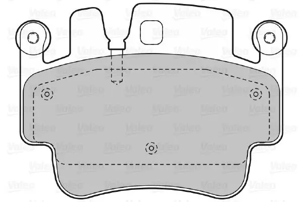 Handler.Part Brake pad set, disc brake Valeo 598767 2