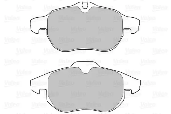 Handler.Part Brake pad set, disc brake Valeo 598678 2