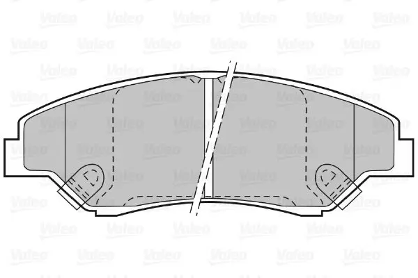 Handler.Part Brake pad set, disc brake Valeo 598511 2