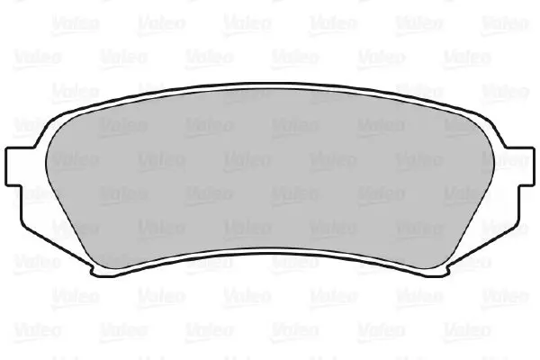 Handler.Part Brake pad set, disc brake Valeo 598865 2