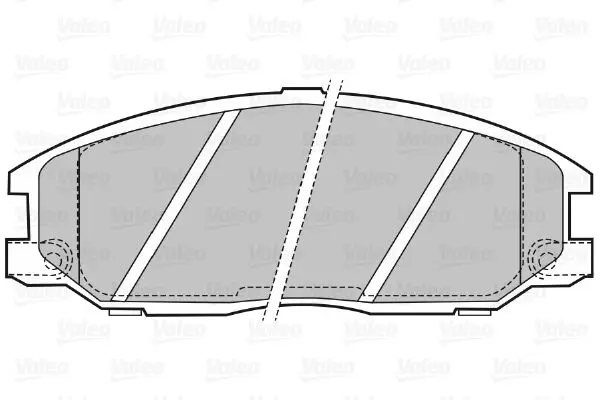 Handler.Part Brake pad set, disc brake Valeo 598759 2