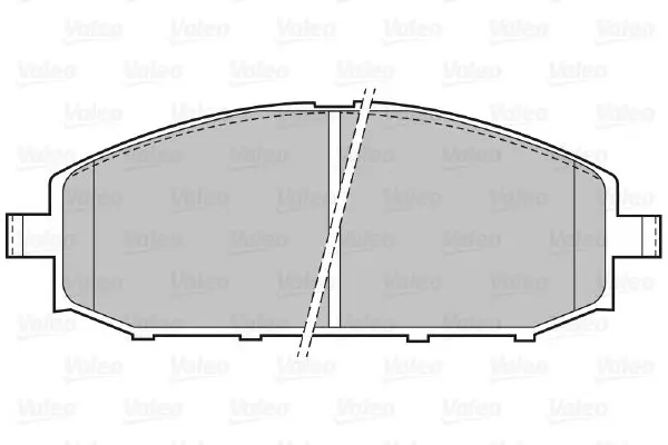 Handler.Part Brake pad set, disc brake Valeo 598524 2