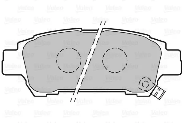 Handler.Part Brake pad set, disc brake Valeo 301542 2