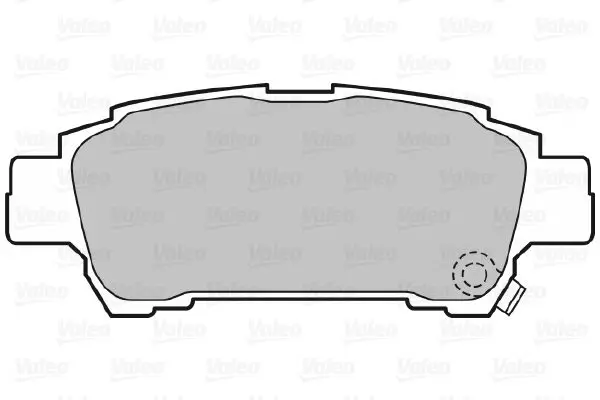 Handler.Part Brake pad set, disc brake Valeo 598542 2