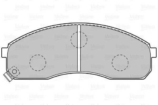 Handler.Part Brake pad set, disc brake Valeo 598821 2